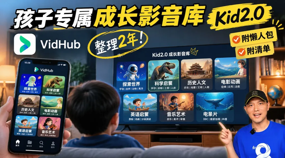 Kid2.0 孩子个人成长影音库：搭建教程和懒人包资源